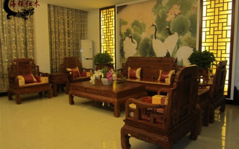 北京周總買的紅木家具沙發