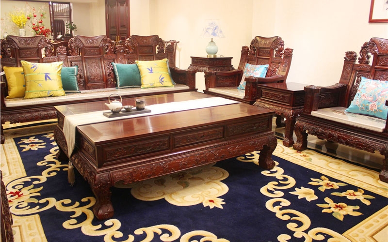 紅酸枝彪云沙發